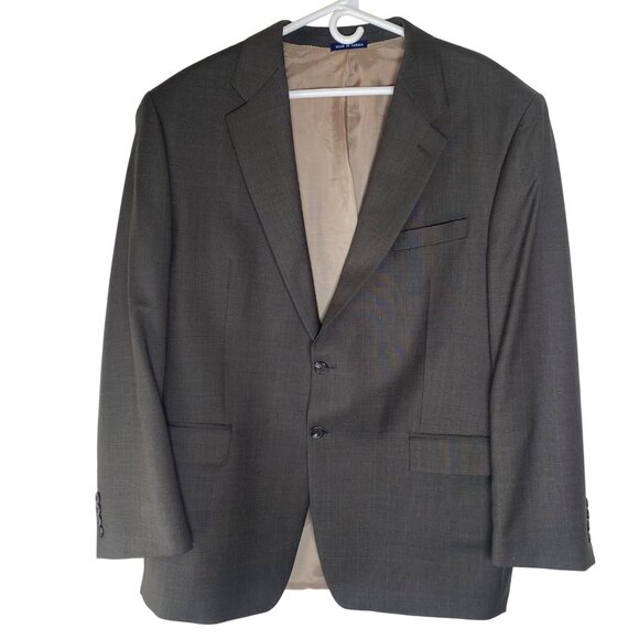 Ralph Lauren Wool Blazer Mens 46R Gray Woolrich Sports Coat Suit Jacket - Picture 1 of 16